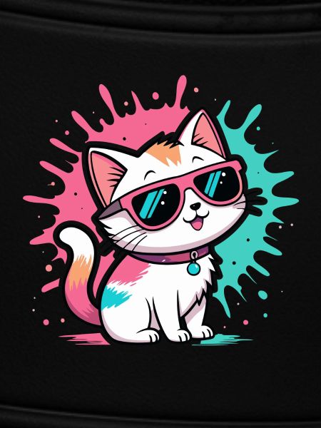 Bunte Katzen-Sonnenbrille