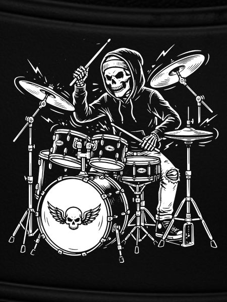 Grim Drummer Skeleton