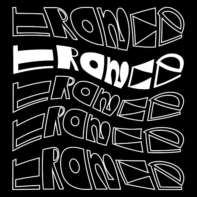 Conception de motifs typographiques en trance