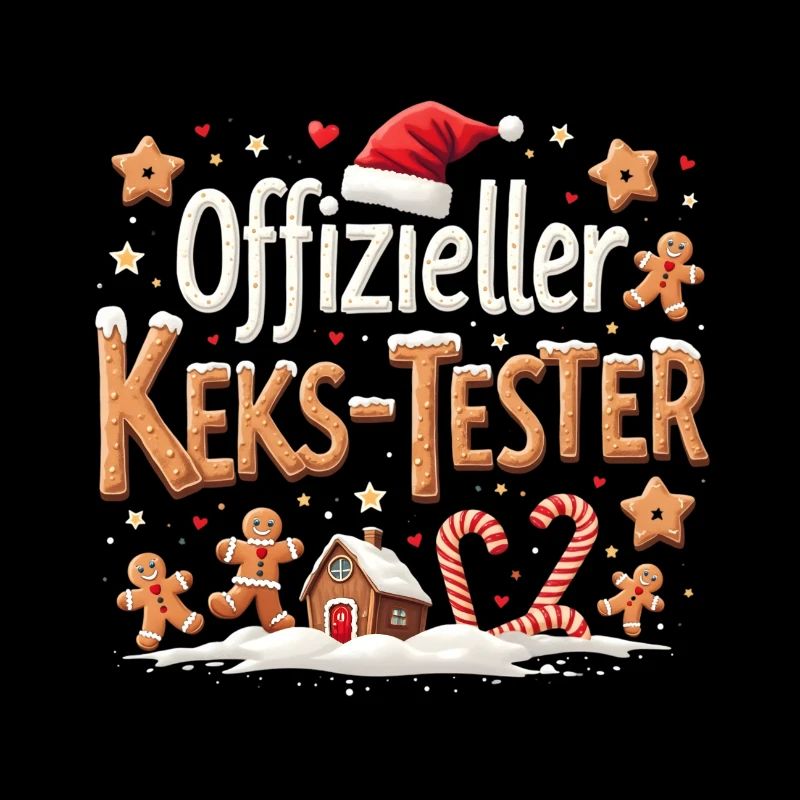 Official Cookie Tester Christmas Gingerbread House