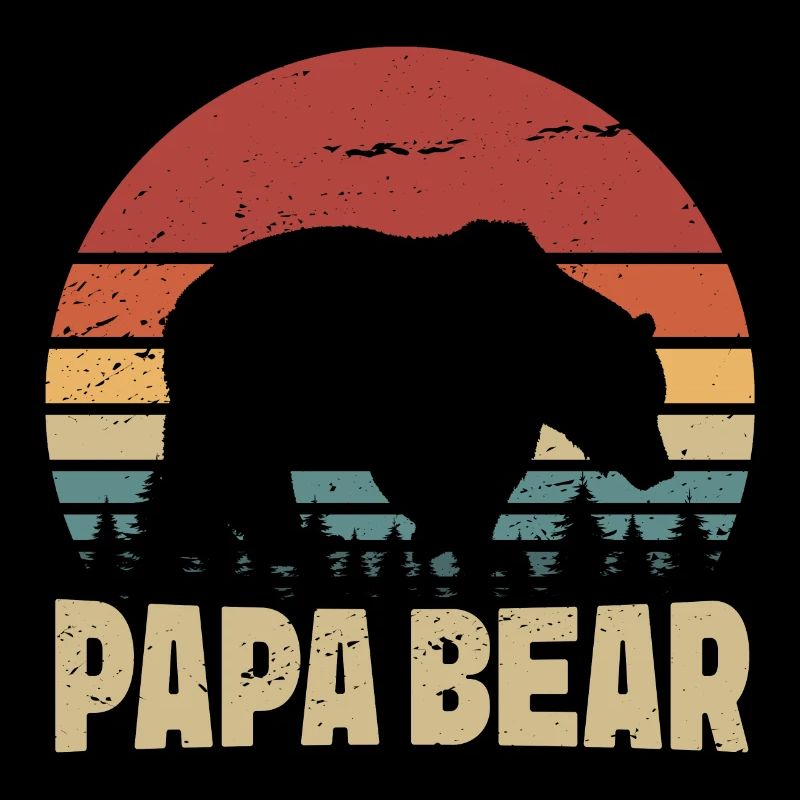 Papa Ours Rétro