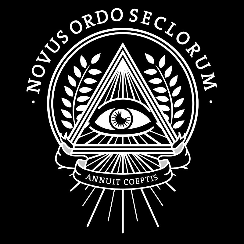 Société secrète de la pyramide de l’œil de conspiration des Illuminati