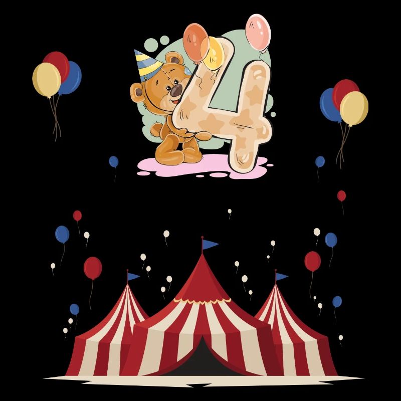4. Geburtstag Kindergeburtstag Geschenk Birthday
