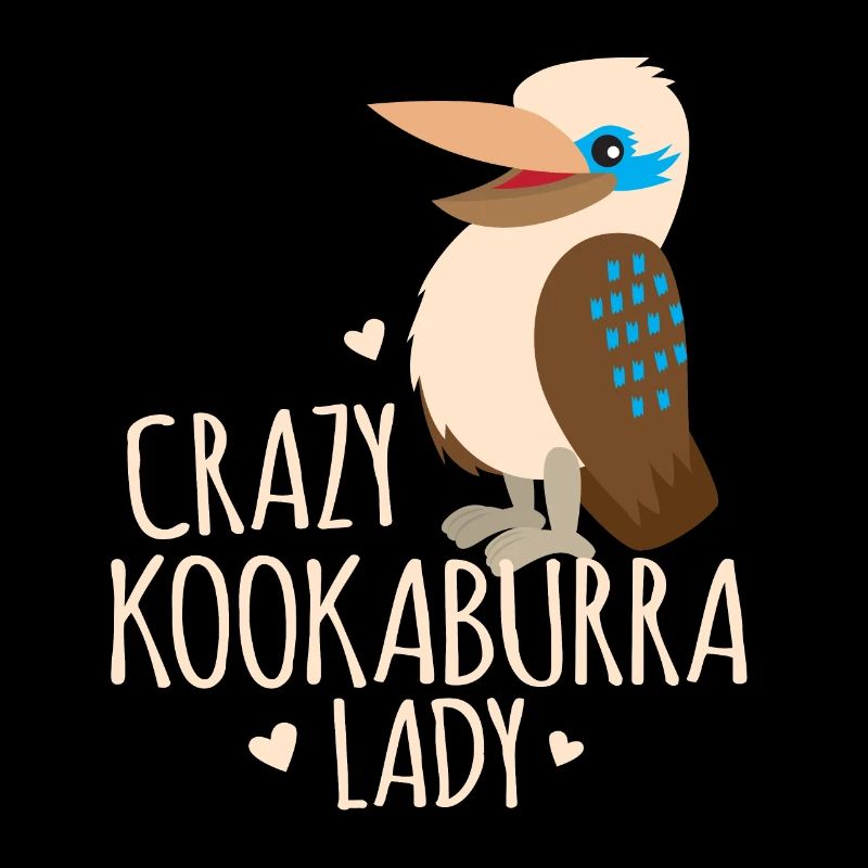 verrückte Kookaburra Lady