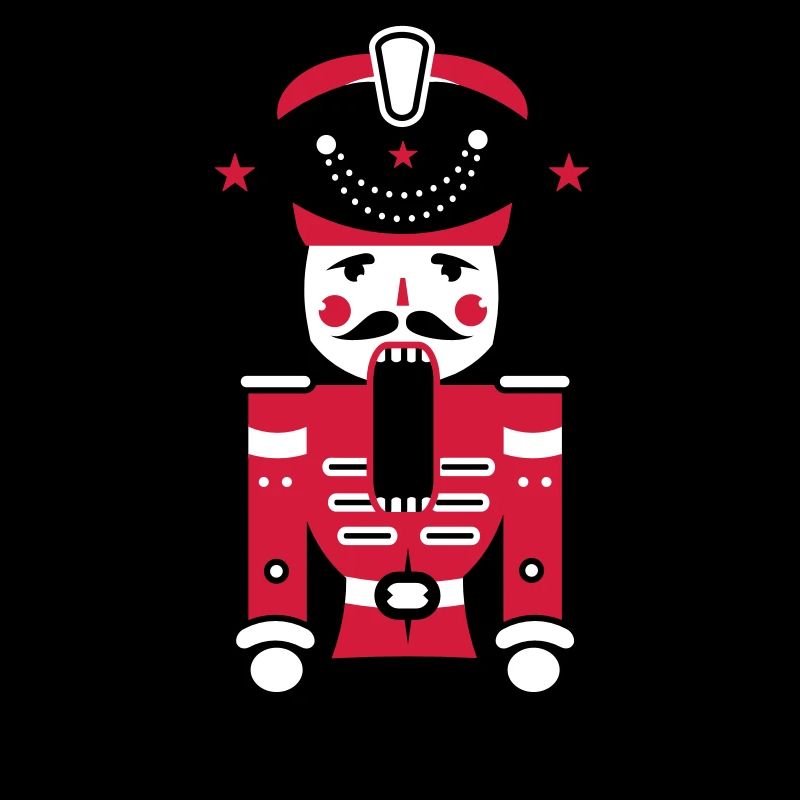 Nussknacker Husar mit offenem Mund