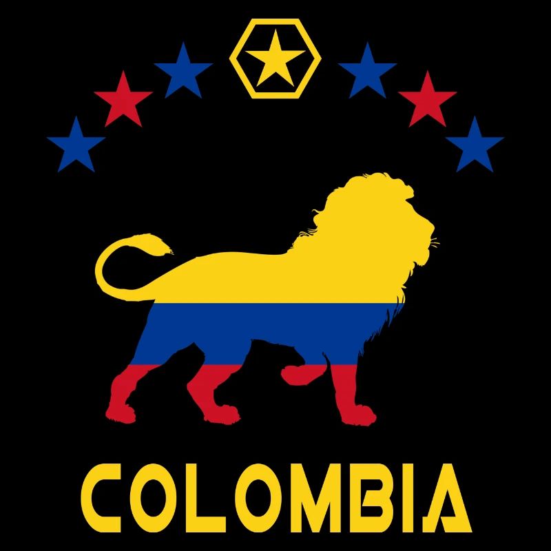 Conception / idée cadeau de lion de Colombie