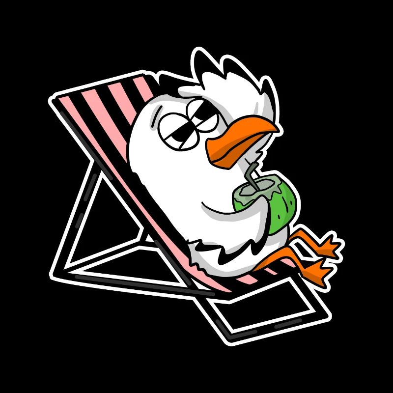 Mouette sur la plage
