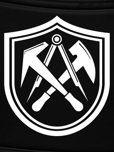 Dachdecker Zunftzeichen Wappen Schild