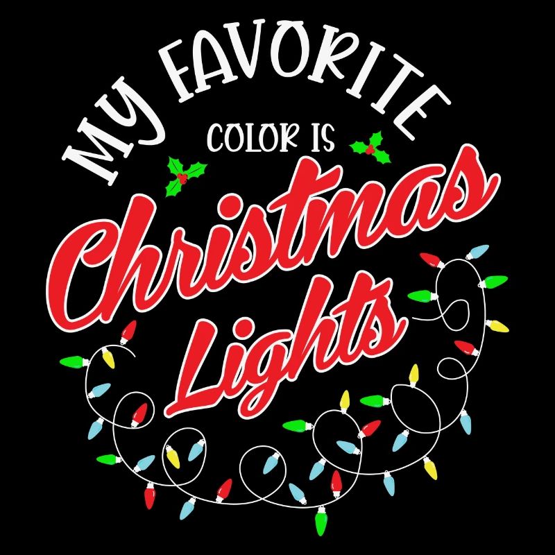 Ma couleur préférée est les lumières de Noël