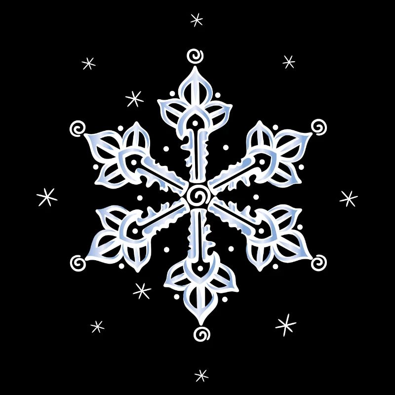 Schneeflocke Eiskristall