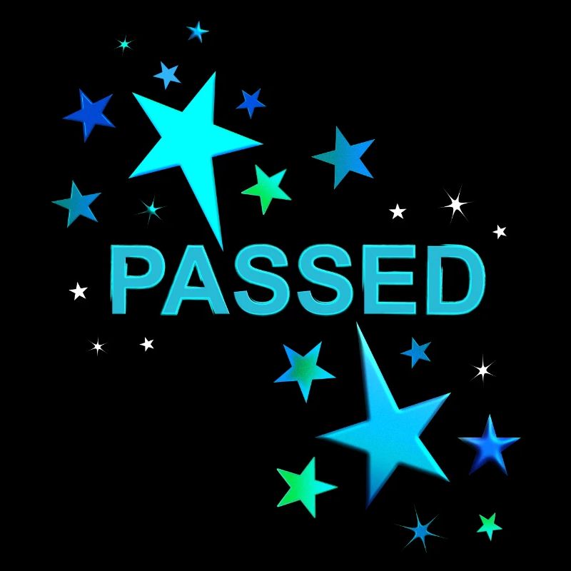 Driver's license passed training passed lobes