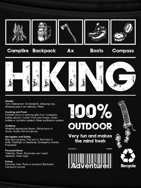 Wandern 100% Outdoor Mutig