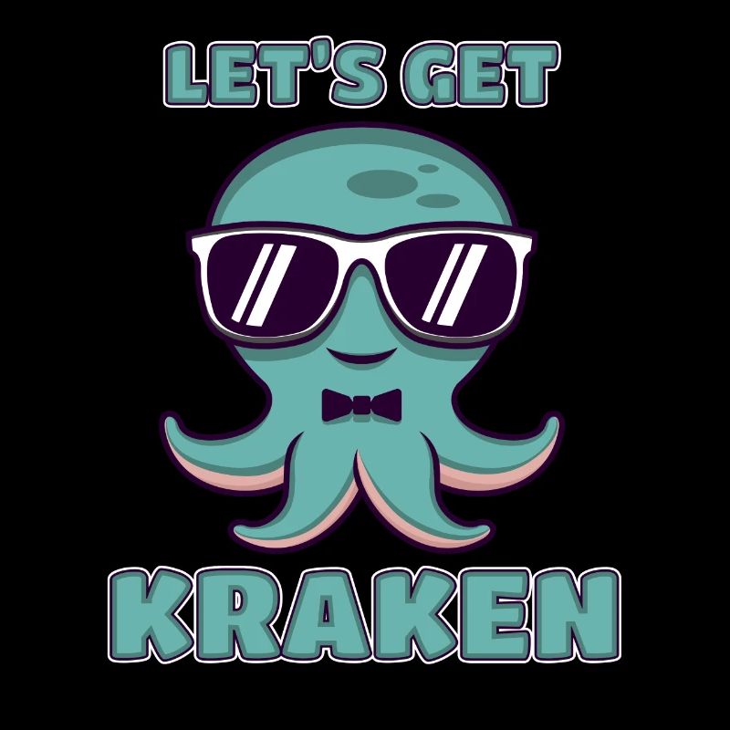 Let's Get Octopus Funny Octopus With