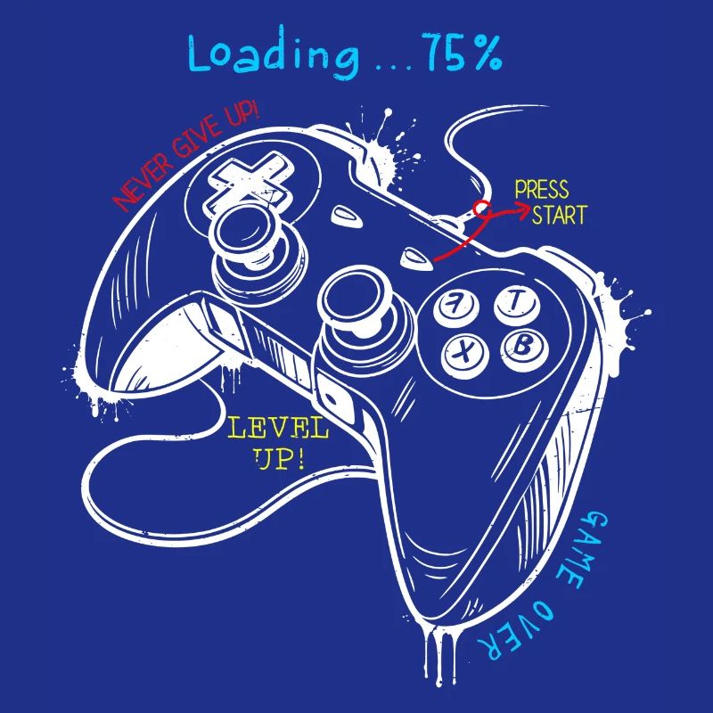 Controller-Kunst im Retro-Gaming-Stil