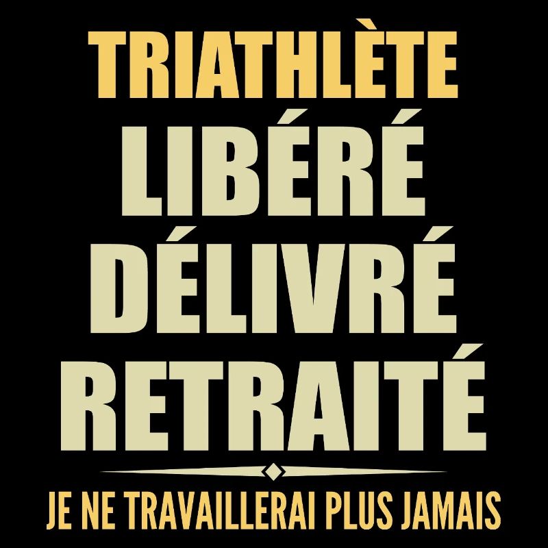 Triathlet feiert Ruhestand mit Humor Geschenk