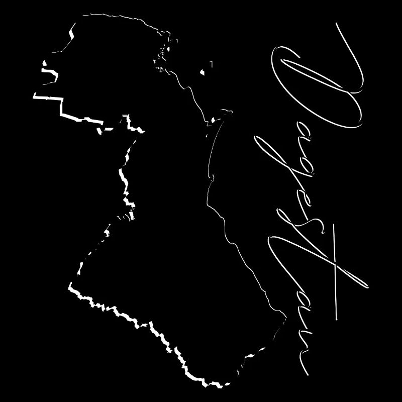 (RU) Dagestan map as an outline EN