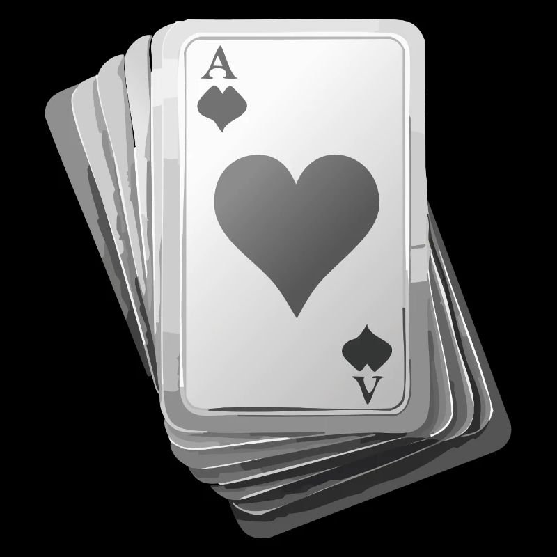 Cards black/white