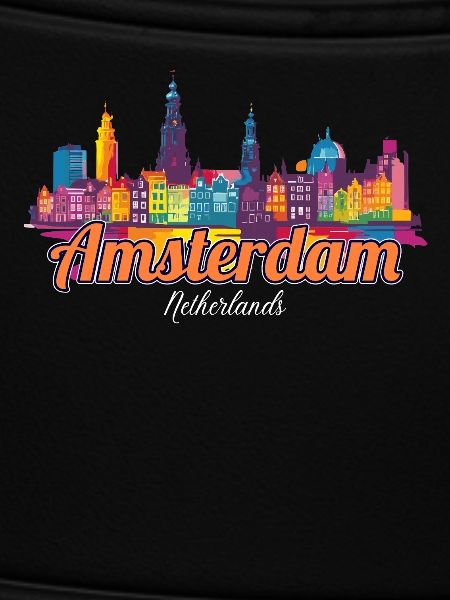 Rainbow Amsterdam Skyline