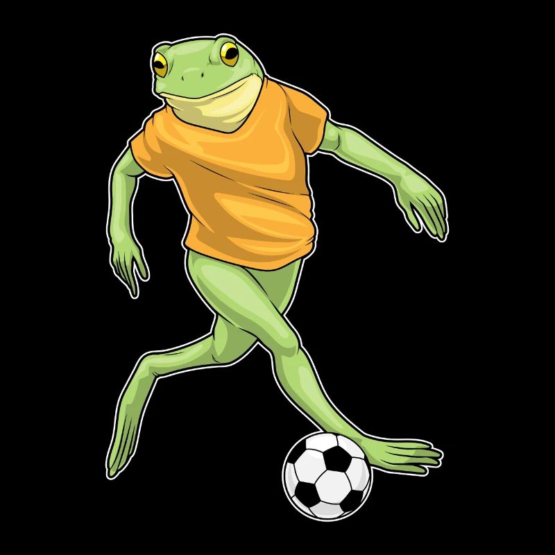 Frog Soccer Player Soccer