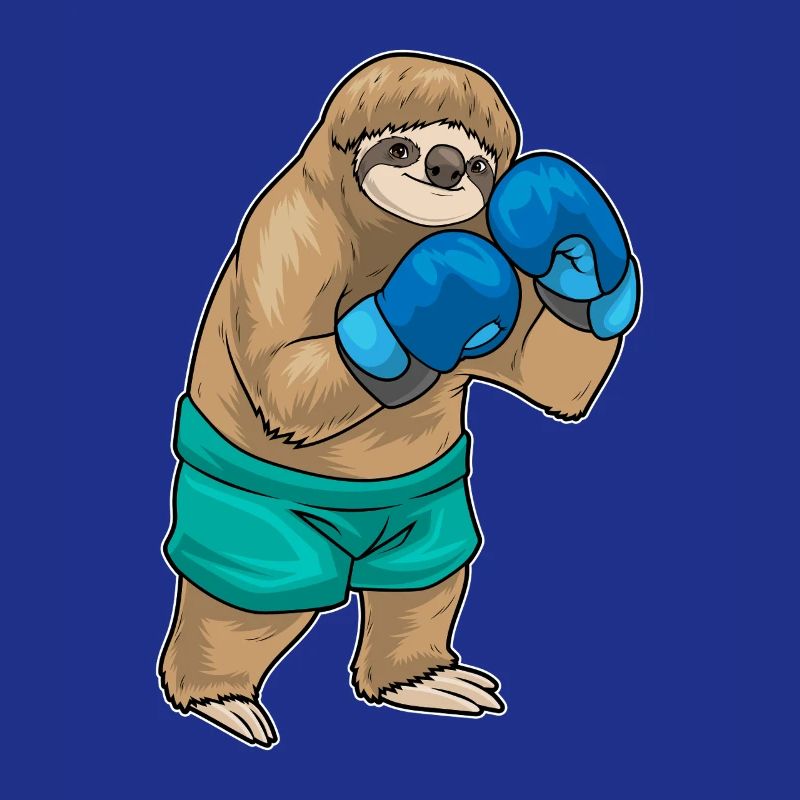 Faultier Boxer Boxhandschuhe Boxen