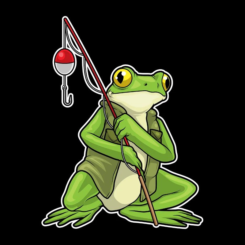 Grenouille Pêcheur Pêche