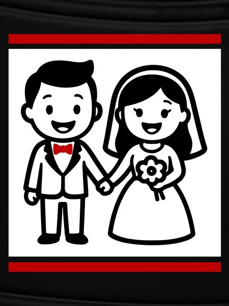 Ehepaar Hochzeit