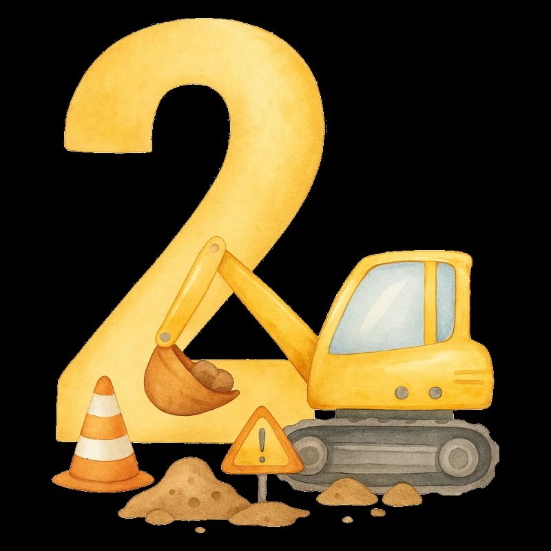 digger birthday / Bagger Geburtstag