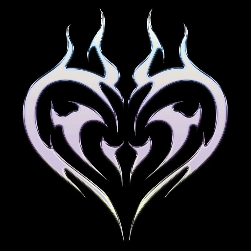 Tribal Heart Tattoo for Emo and Goth