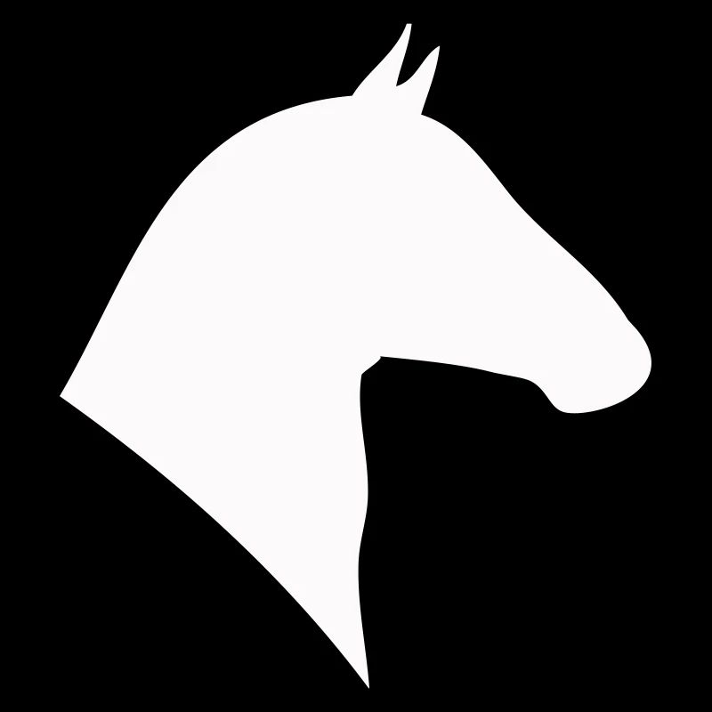 Silhouette Tête De Cheval