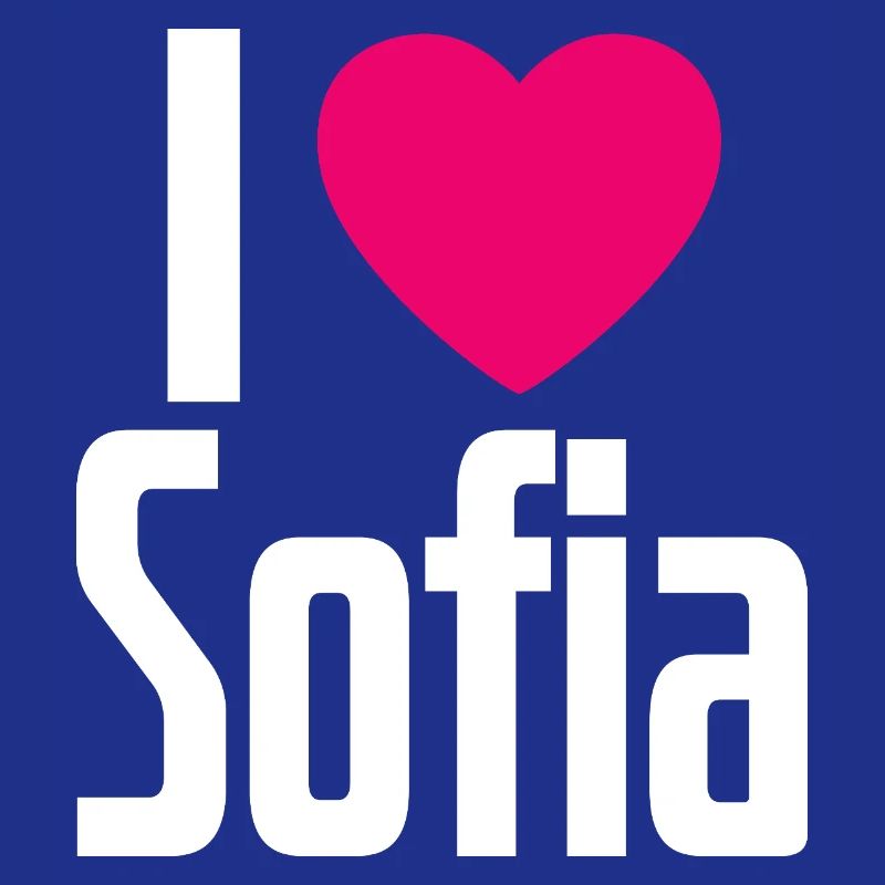I Love Sofia Pinkes Herz Ich liebe Sofia