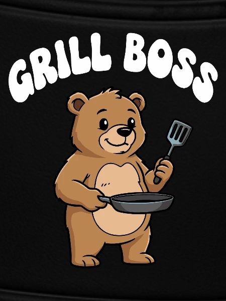 Grill Bear Cooking Design