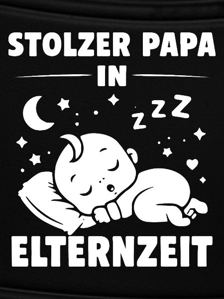 Stolzer Papa in Elternzeit