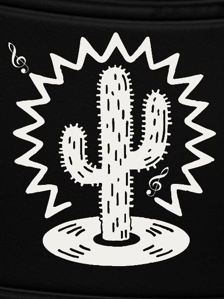 Cactus Serenade Silhouette