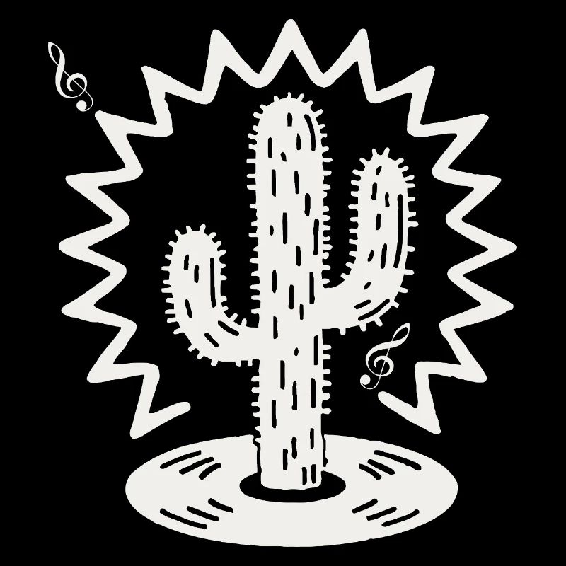 Cactus Serenade Silhouette