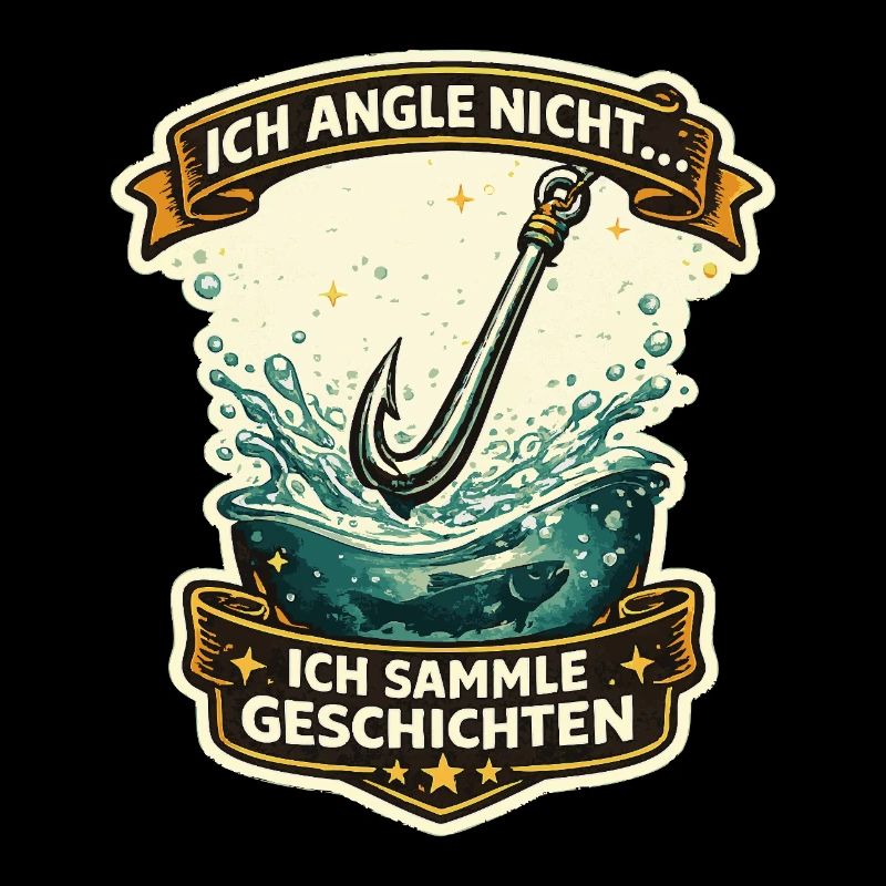 Ich angle nicht ich sammle Geschichten