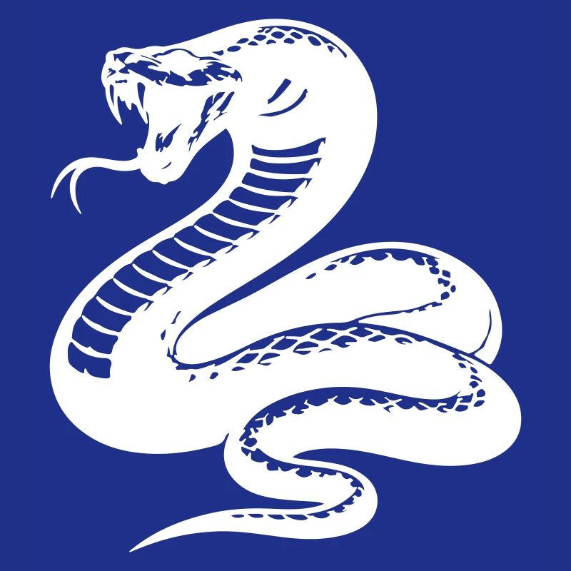 Silhouette du python serpent