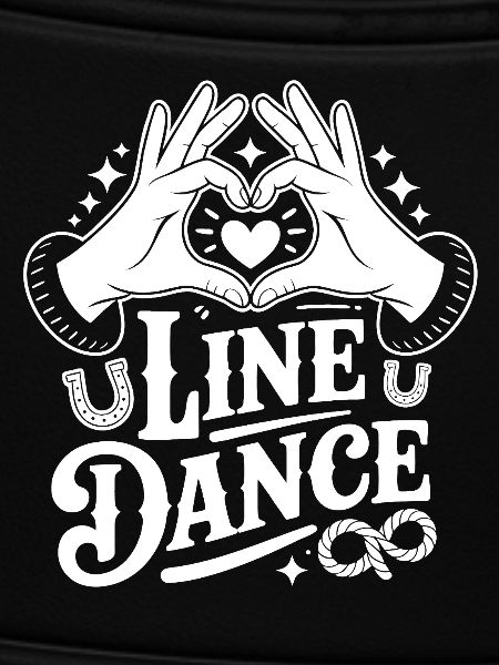 Line Dance Heart-Hand Logo