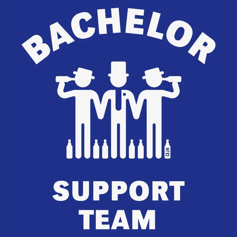 Bachelor Support Team (Groom / Stag Party / White)