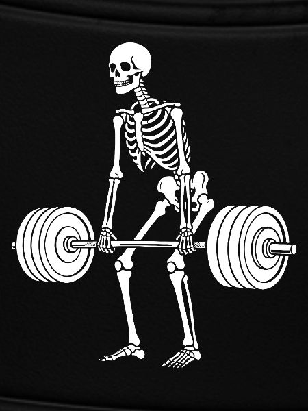 Skeleton weight lifting