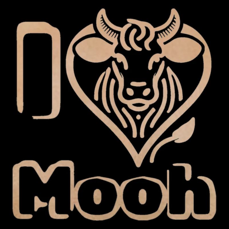 🐄 I ❤️ Moooh – Lustiges Kuh-Liebhaber T-Shirt 🐄