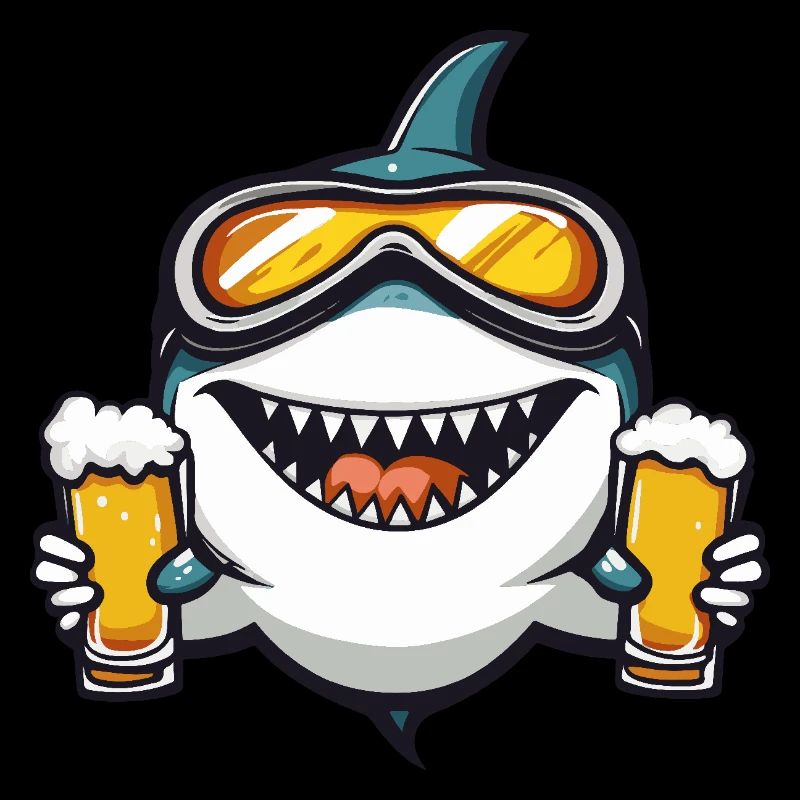 Bière après-ski Shark
