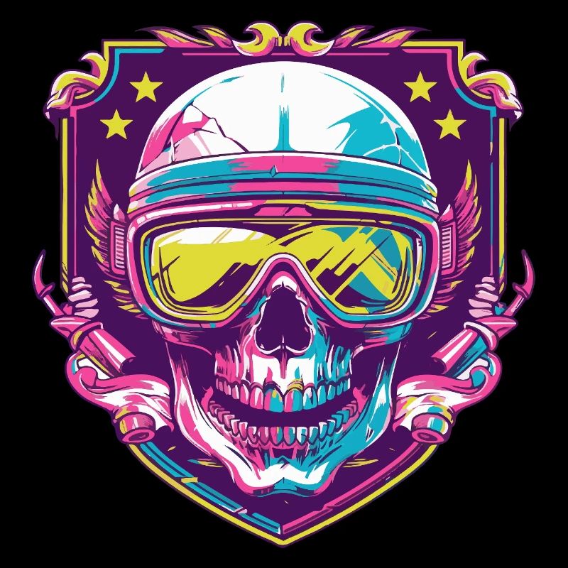 Ski Ski Goggles Skull