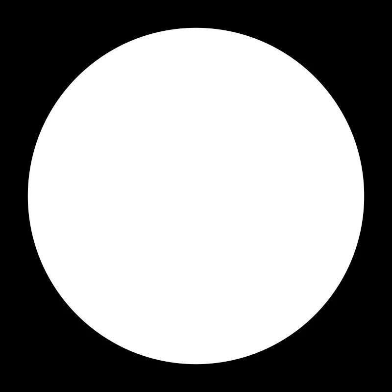 Symbole de cercle vide