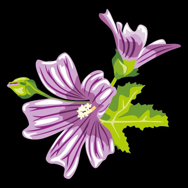 Bouquet de fleurs sauvages violettes
