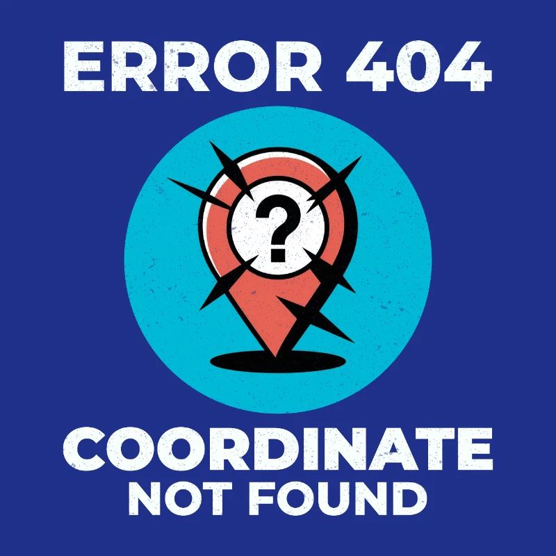 Question Mark Pin Lost Location GIS Error