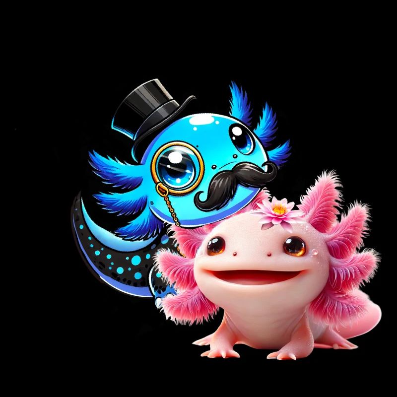 Duo d’axolotl