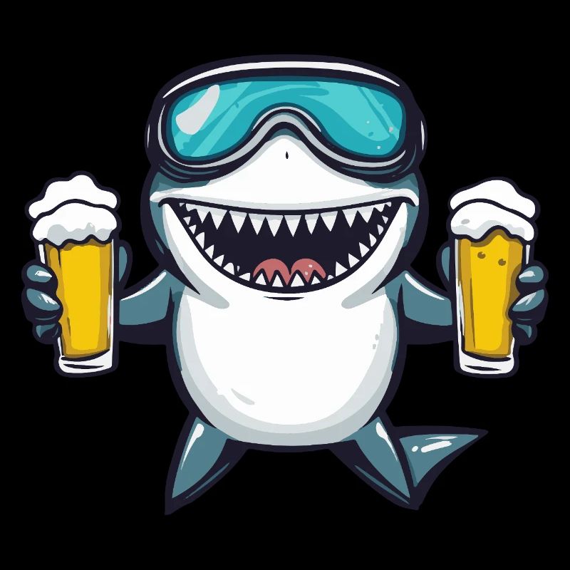 Hai Apres Ski Bier Comic