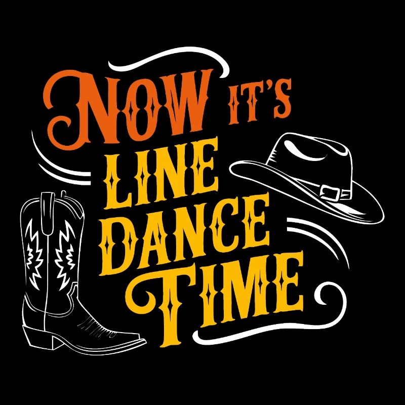 Line Dance Zeit Line Dancing Tanzen
