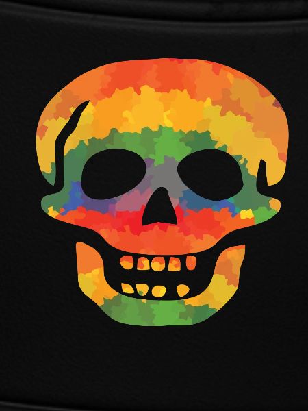 Coloured skull