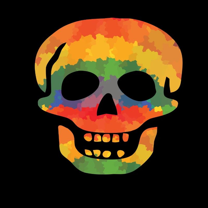 Coloured skull